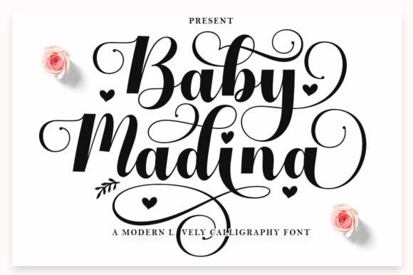 Baby Madina: Elegant Script Font for Modern Design
