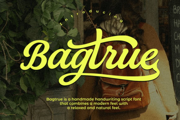 Bagtrue: Elevating Brand Identity with Handmade Script Typography