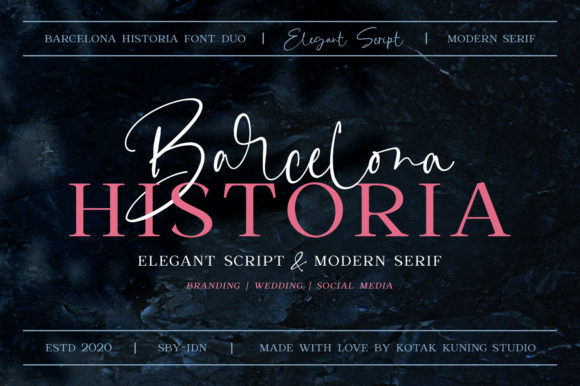 Barcelona Historia: A Versatile Duo Font for Modern Design