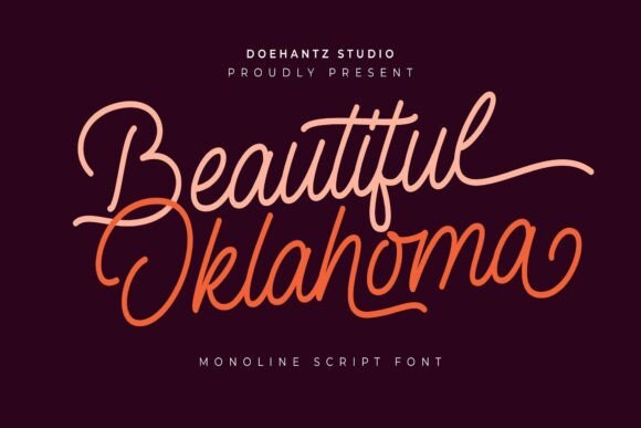 Beautiful Oklahoma: A Font for Elegant Branding