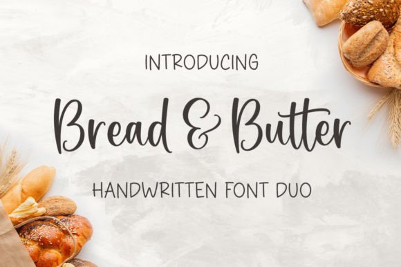 Bread and Butter Duo: Your Go-To Font Pairing for Chic Design