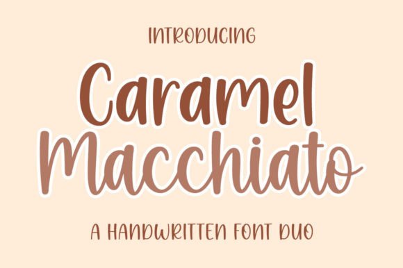 Caramel Macchiato: A Stylish Duo Font for Modern Designers