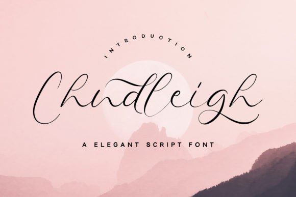 Chudleigh: An Elegant Script Font for Modern Design