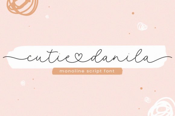 Cutie Danila: A Modern Script Font for Warm Branding