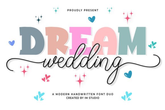 Dream Wedding Duo: A Versatile Typeface for Modern Design