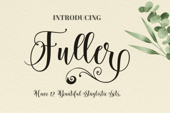 Elevate Your Designs with the Fuller Script Font