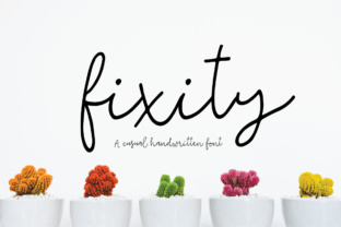 Fixity: The Handwritten Script for Modern Design