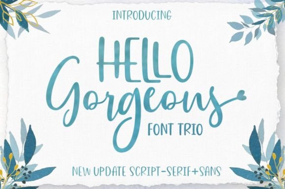 Gorgeous Font Trio: Elevating Modern Design with Script Typography