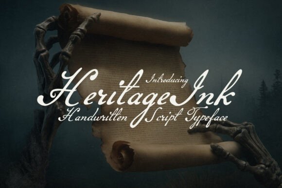 Heritage Ink: Authentic Vintage Script for Timeless Design