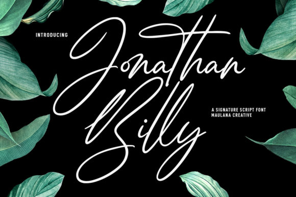 Jonathan Billy: An Expressive Script for Dynamic Branding