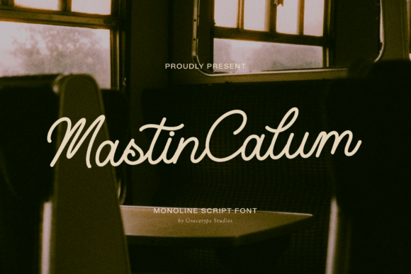 Mastin Calum: A Monoline Script for Timeless Brand Identity