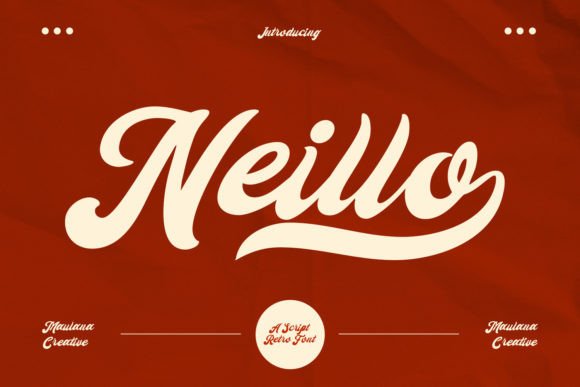 Neillo: A Retro Script Font for Modern Design