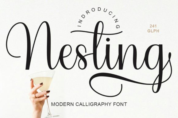 Nesting: The Handwritten Script for Elegant Design