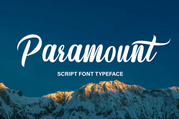 Paramount: Elevating Design with Elegant Script Typography