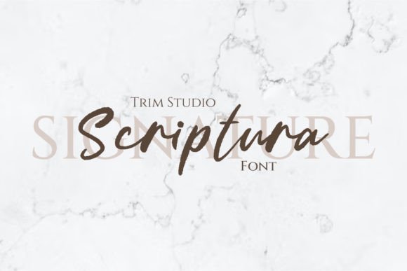 Scriptura: The Elegant Handwritten Font for Timeless Design