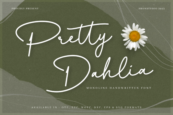 The Elegance of Pretty Dahlia: A Designer's Typography Asset