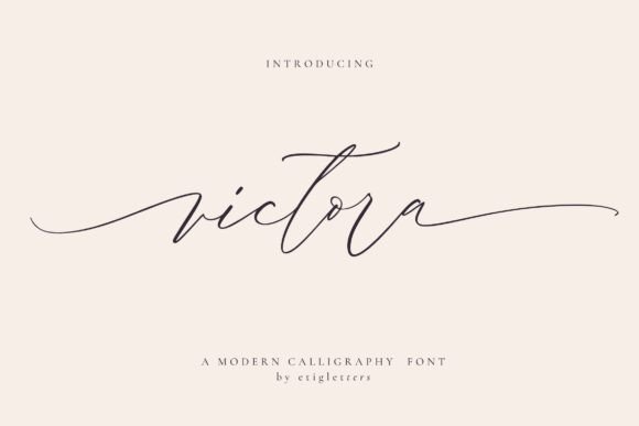 Victora: Elevate Your Visual Design with Elegant Typography