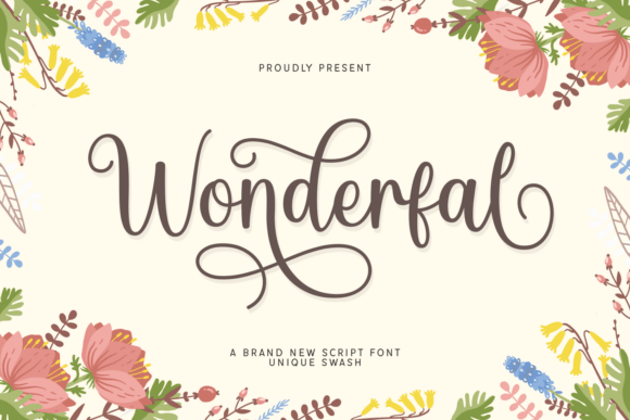 Wonderfal: Elevate Your Designs with Elegant Script Typography
