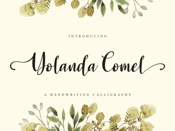 Yolanda Comel: Elegant Script for Modern Design